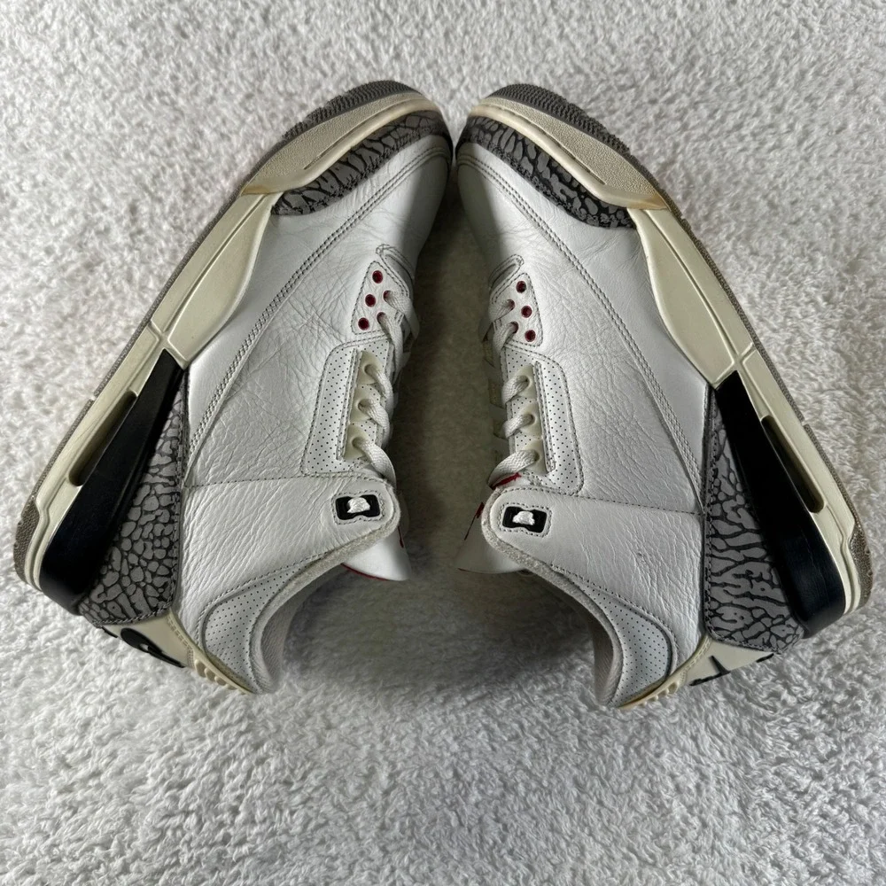 Nike Air Jordan 3 Retro DN3707-100 Mens White Cement‎ Reimagined Shoes Size 10.5